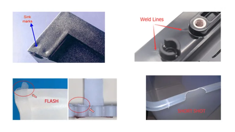 plastic injection molding defects