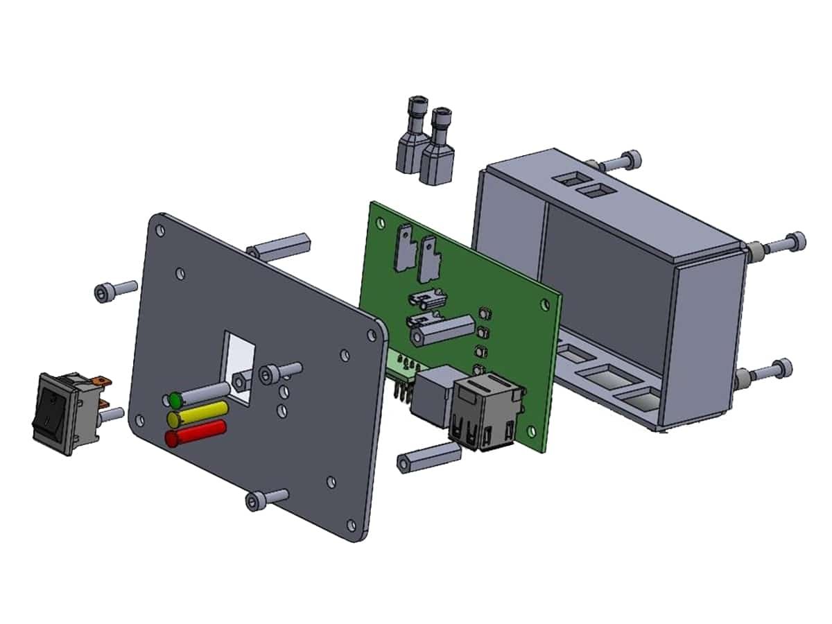 Chemical Equipment Custom Molding 14 Plastic Parts Assembly