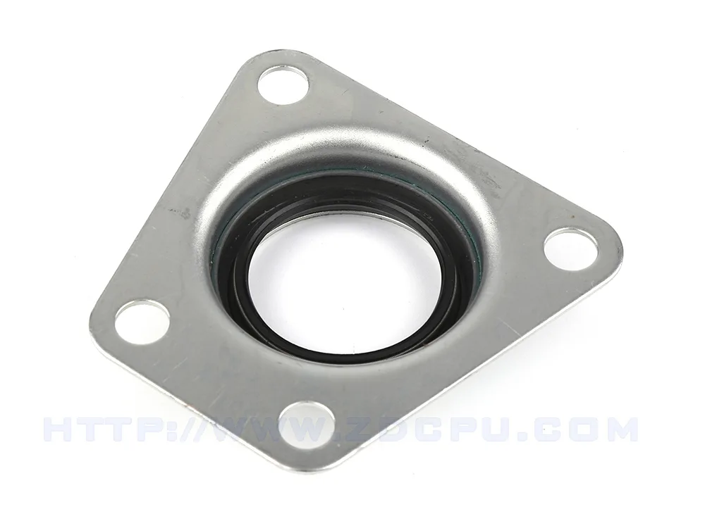 Rubber gasket with metal
