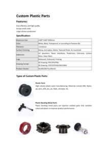 Custom Plastic Parts pdf