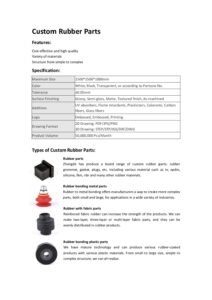 Custom Rubber Parts pdf
