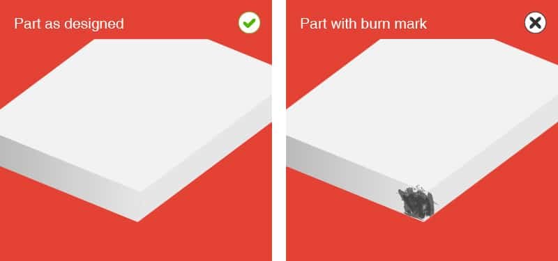 Burn Mark Injection Molding