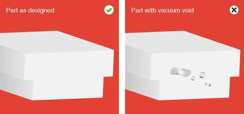 Vacuum Void Injection Molding