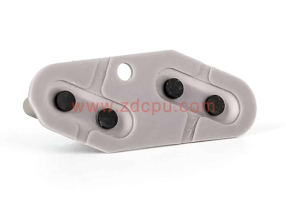 TPE overmolded plastic car button