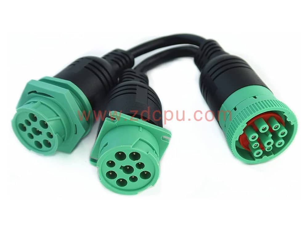 TPE overmolded plastic connector housing