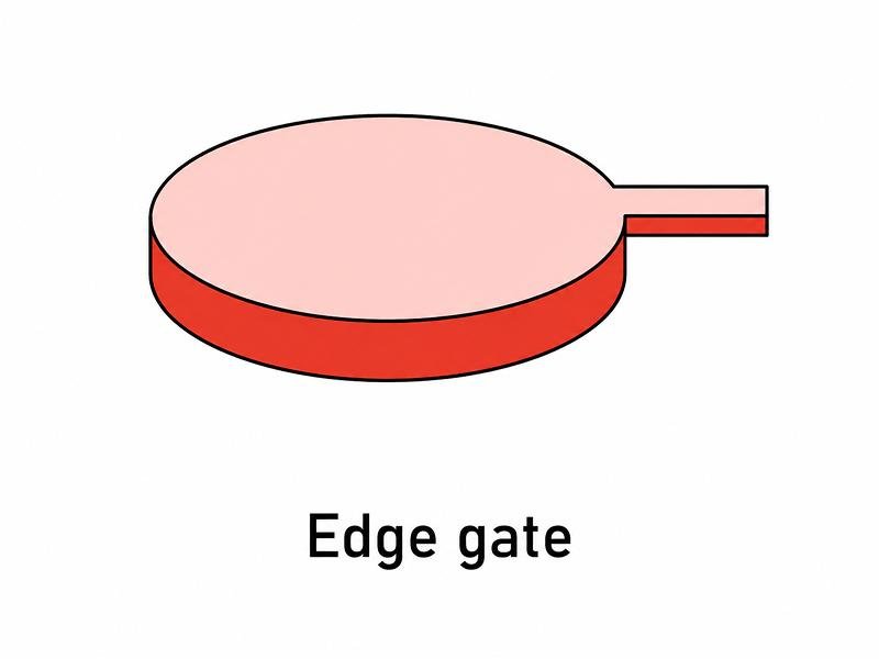 Injection Molding Gate Design: Enhancing Plastic Manufacturing 1 Edge gate