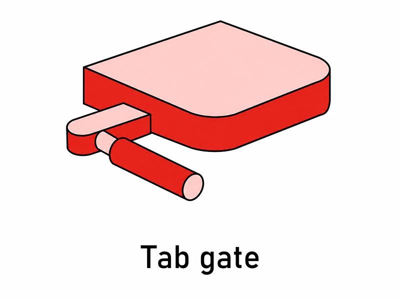 Injection Molding Gate Design: Enhancing Plastic Manufacturing 3 Tab gate