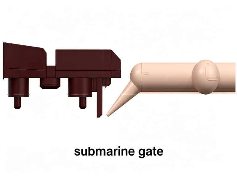Injection Molding Gate Design: Enhancing Plastic Manufacturing 8 submarine gate