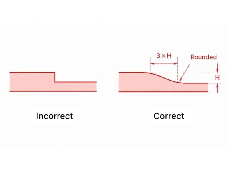 A Practical Guide to Injection Molding Design and Manufacturability 2 Transitions