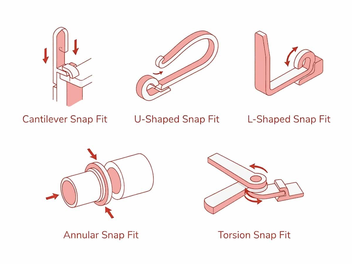 Types of Snap Fits