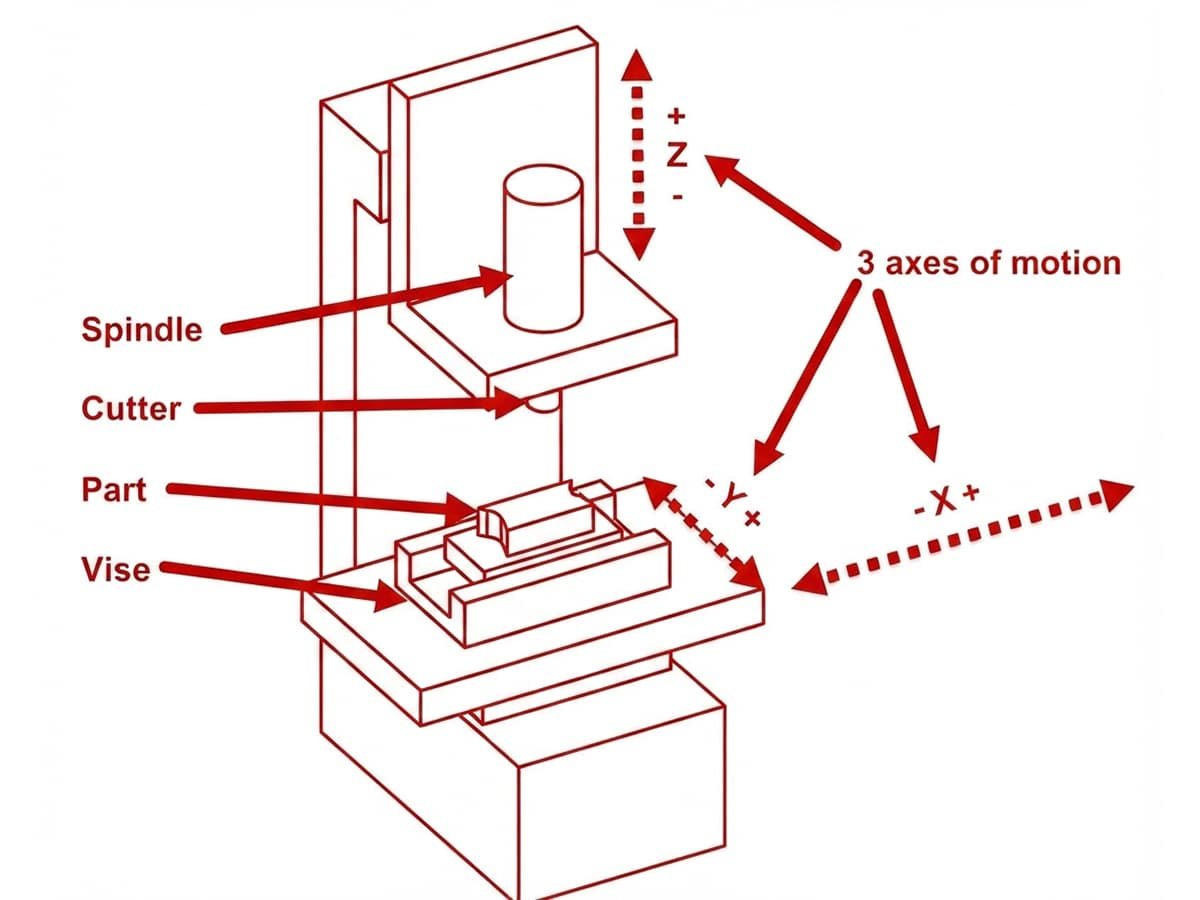"Axis" on a CNC Machine