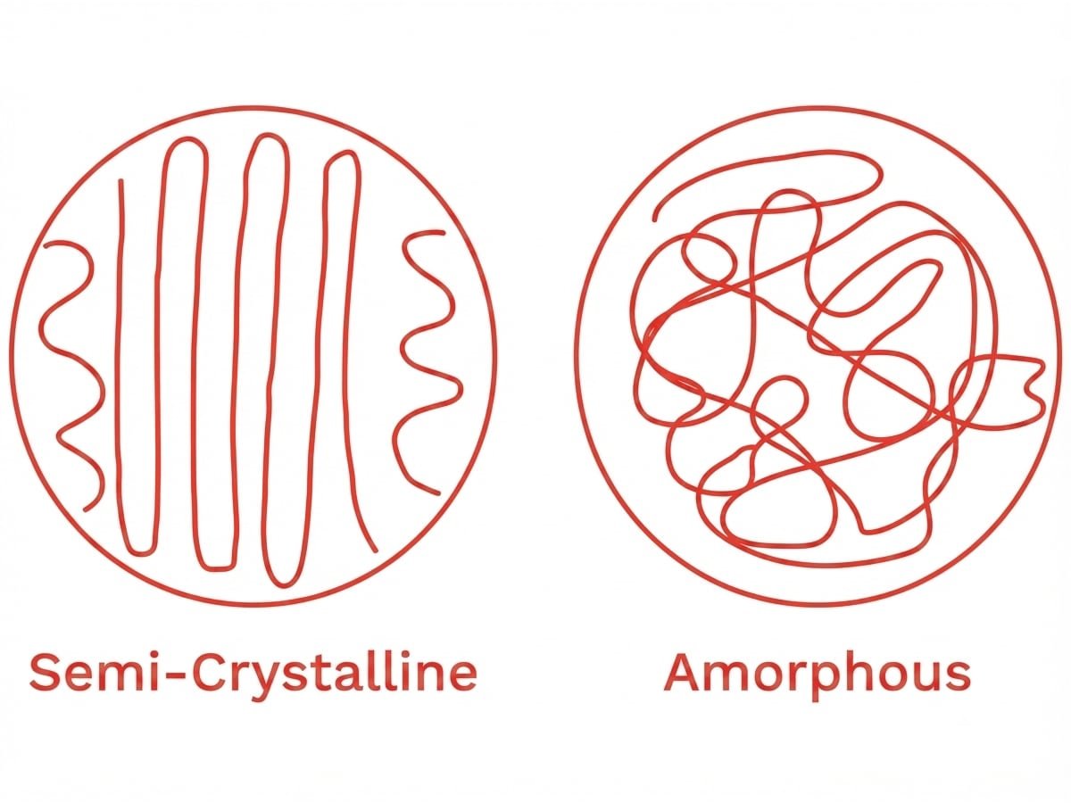 Understanding Plastic Melting Temperature for Injection Molding 2 Semi-crystalline vs Amorphous Plastics