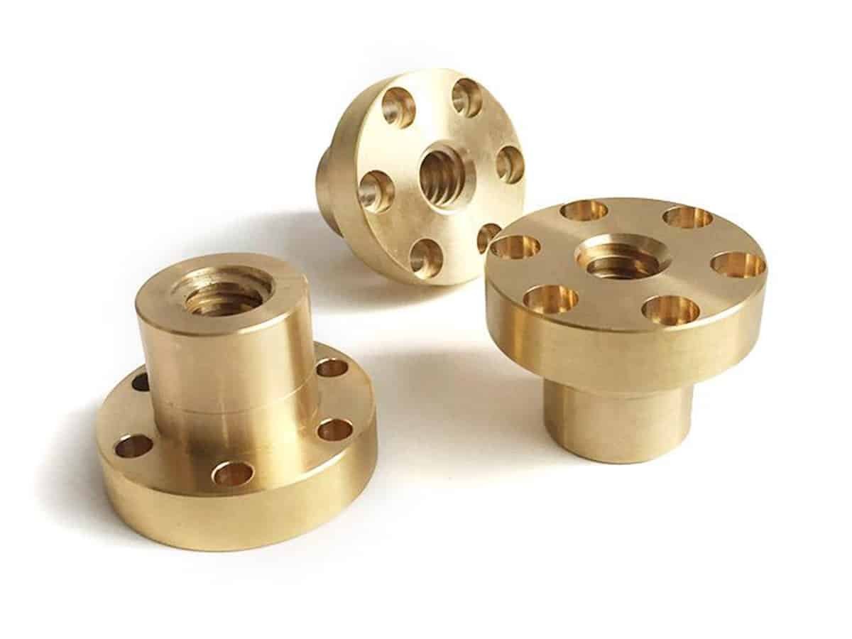 As-Machined Brass Parts