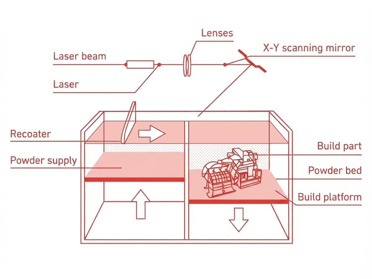 What Is Selective Laser Sintering? A Complete Guide to SLS 3D Printing 2 Selective Laser Sintering Process