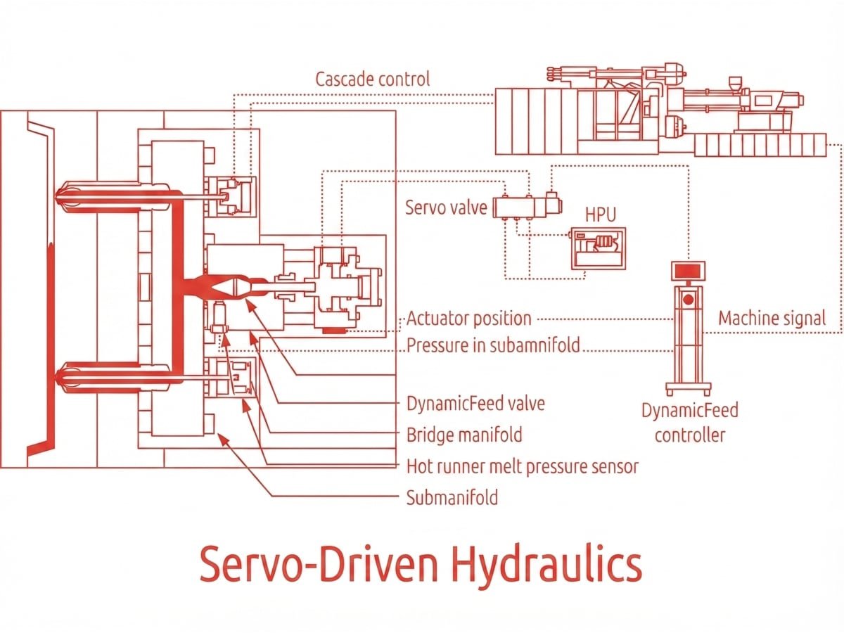 Large Parts Injection Molding: Equipment, Technology, and Manufacturer Selection Guide 5 Servo-Driven Hydraulics