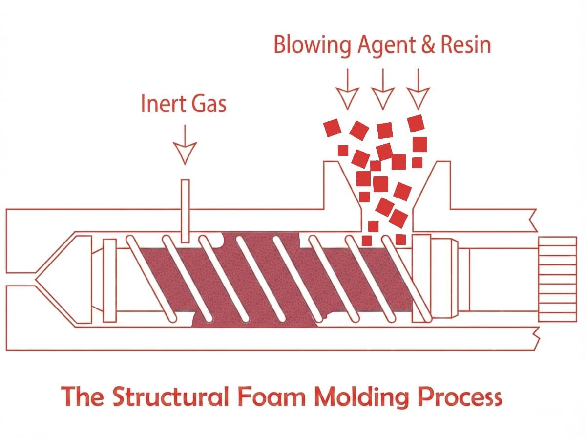 Large Parts Injection Molding: Equipment, Technology, and Manufacturer Selection Guide 3 Structural Foam Molding
