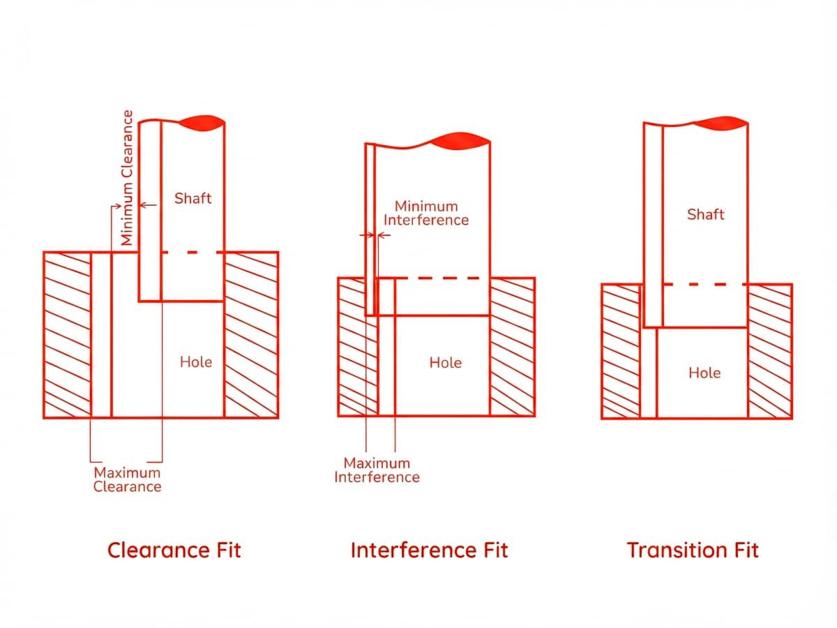 How Interference Fit Works: Design Principles and Assembly Methods Explained 1 Types of Fit