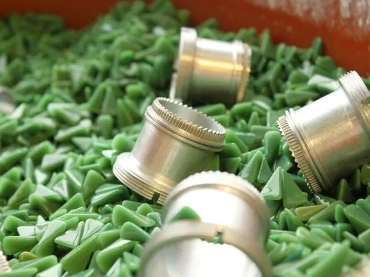 Vibratory Finished Brass Parts