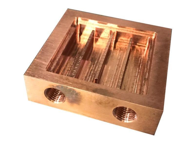 Copper CNC Machining: Grades and Material Selection 6 Copper Liquid Cooling Plate