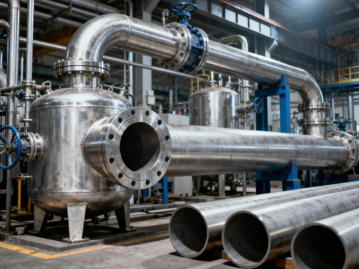 Corrosion Resistant Alloy: Types and Applications 7 Corrosion resistant alloy components used in industrial piping and chemical processing equipment