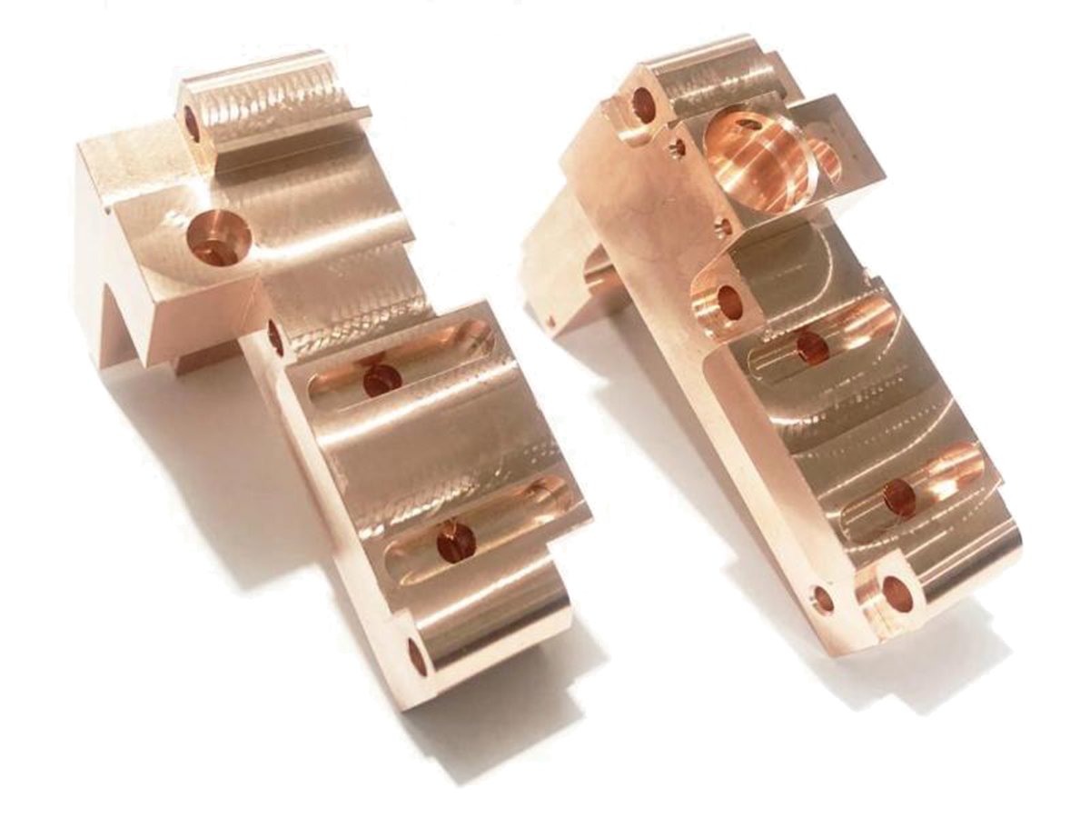Copper CNC Machining: Grades and Material Selection 2 Mechanical Polished CNC Copper Parts
