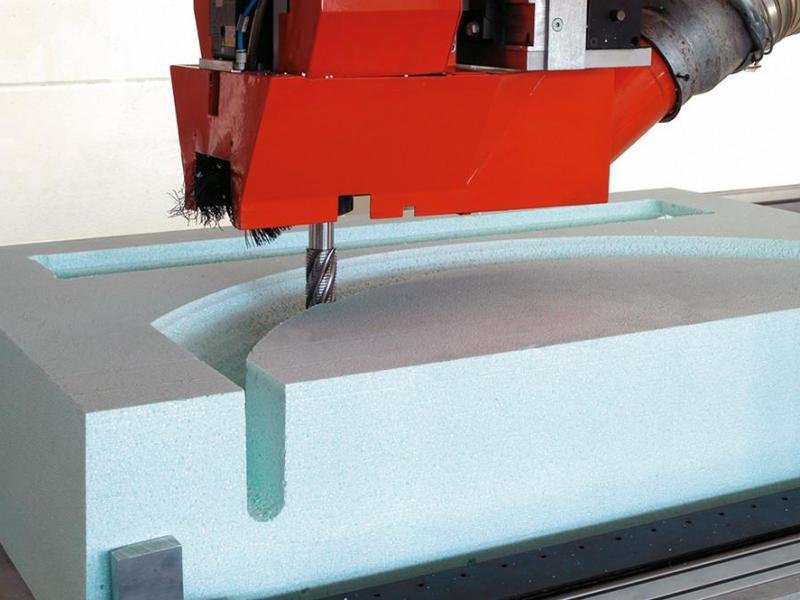 Styrofoam & Foam Polystyrene CNC Machining Guide 1 polystyrene cnc milling