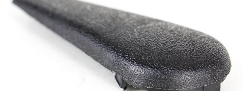 Textured finish injection molding product